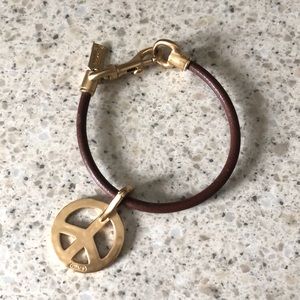 Coach “peace sign” bracelet